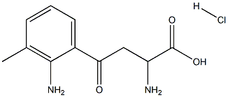 2-aMino-4-(2-aMino-3-Methylphenyl)-4-oxobutanoic acid hydrochloride Structure
