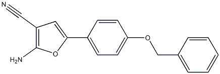  2-aMino-5-(4-(benzyloxy)phenyl)furan-3-carbonitrile