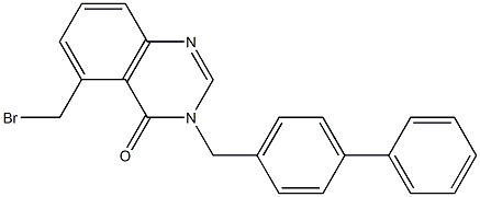 3-([1,1'-biphenyl]-4-ylMethyl)-5-(broMoMethyl)quinazolin-4(3H)-one|