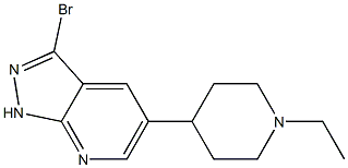 3-broMo-5-(1-ethylpiperidin-4-yl)-1H-pyrazolo[3,4-b]pyridine