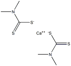 calciuM DiMethyl DithiocarbaMate Structure