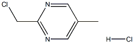 2-(ChloroMethyl)-5-MethylpyriMidine hydrochloride Structure