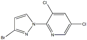 2-(3-broMo-1H-pyrazol-1-yl)-3,5-dichloropyridine Structure