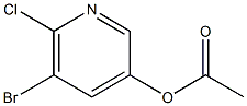  Acetic acid 5-broMo-6-chloro-pyridin-3-yl ester