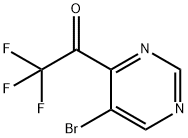 1-(5-溴嘧啶-4-基)-2,2,2-三氟乙酮,1375303-77-7,结构式