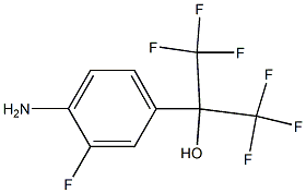 2-(4-aMino-3-fluorophenyl)-1,1,1,3,3,3-hexafluoropropan-2-ol Structure
