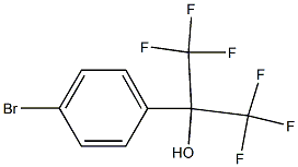 2-(4-BroMo-phenyl)-1,1,1,3,3,3-hexafluoro-propan-2-ol,,结构式