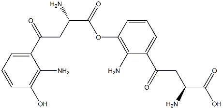 D-3-Hydroxykynurenine D-3-Hydroxykynurenine Struktur
