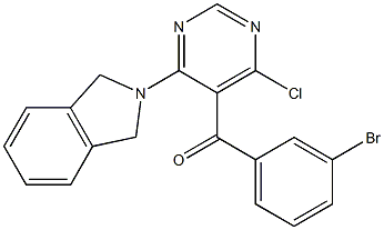  (3-broMophenyl)(4-chloro-6-(isoindolin-2-yl)pyriMidin-5-yl)Methanone