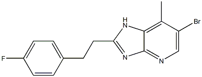 6-broMo-2-(4-fluorophenethyl)-7-Methyl-1H-iMidazo[4,5-b]pyridine|