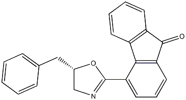 (S)-4-(5-Benzyl-4,5-dihydrooxazol-2-yl)-9H-fluoren-9-one Structure
