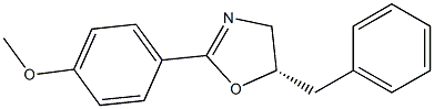 (S)-5-Benzyl-2-(4-Methoxyphenyl)-4,5-dihydrooxazole Structure