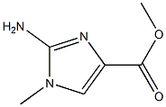 2-AMino-1-Methyl-1H-iMidazole-4-carboxylicacidMethylester 结构式