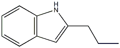 2-Propyl-1H-indole 结构式