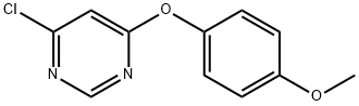 4-(4-Methoxyphenoxy)-6-chloropyriMidine 化学構造式