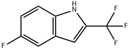 5-Fluoro-2-(trifluoroMethyl)-1H-indole Structure