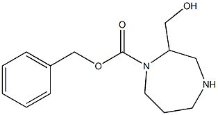 benzyl 2-(hydroxyMethyl)-1,4-diazepane-1-carboxylate Structure