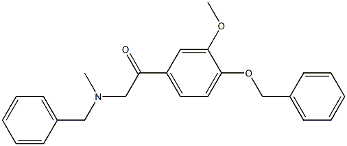 2-(BenzylMethylaMino)-4'-benzyloxy-3'-Methoxy-acetophenone|2-(BenzylMethylaMino)-4'-benzyloxy-3'-Methoxy-acetophenone