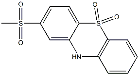 2-Methylsulfonyl-5,5-dioxophenothiazine Structure