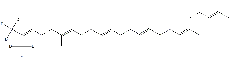 Squalene-d6 Structure