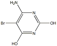 6-AMino-5-broMopyriMidine-2,4-diol Struktur