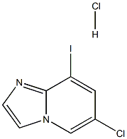 6-Chloro-8-iodo-iMidazo[1,2-a]pyridine  hydrochloride 结构式