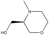 (R)-4-甲基-3-羟甲基吗啉,,结构式