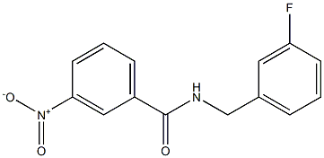 N-(3-Fluorobenzyl)-3-nitrobenzaMide, 97% Structure