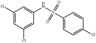 4-Chloro-N-(3,5-dichlorophenyl)benzenesulfonaMide, 97% Structure