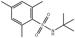 N-叔丁基-2,4,6-三甲基苯磺酰胺 结构式