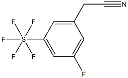 3-Fluoro-5-(pentafluorothio)phenylacetonitrile, 97% price.