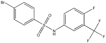 4-溴-N-[4-氟-3-(三氟甲基)苯]苯磺酰胺,97%