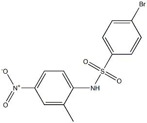 4-BroMo-N-(2-Methyl-4-nitrophenyl)benzenesulfonaMide, 97% Struktur