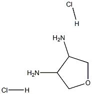 Tetrahydro-furan-3,4-diaMine.2HCl 化学構造式