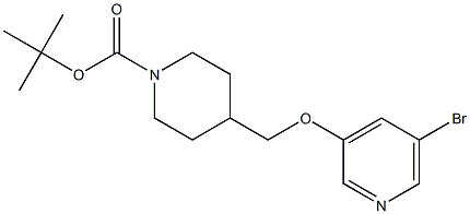  4-(5-BroMo-pyridin-3-yloxyMethyl)-piperidine-1-carboxylic acid tert-butyl ester