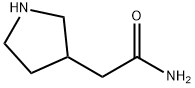 2-(pyrrolidin-3-yl)acetaMide 结构式