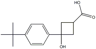 3-(4-tert-Butyl-phenyl)-3-hydroxy-cyclobutanecarboxylic acid|