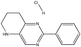 2-Phenyl-5,6,7,8-tetrahydro-pyrido[3,2-d]pyriMidine hydrochloride,,结构式