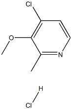 4-Chloro-3-Methoxy-2-Methyl-pyridine hydrochloride Struktur