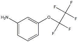 3-Pentafluoroethyloxy-phenylaMine,,结构式
