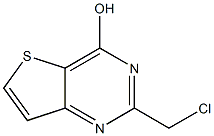 2-ChloroMethyl-thieno[3,2-d]pyriMidin-4-ol,,结构式