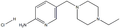 5-(4-ethyl-piperazin-1-ylMethyl)-pyridin-2-ylaMine hydrochloride Structure