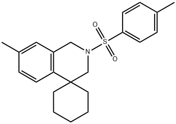 7'-Methyl-2'-tosyl-2',3'-dihydro-1'H-spiro[cyclohexane-1,4'-isoquinoline],1425335-80-3,结构式