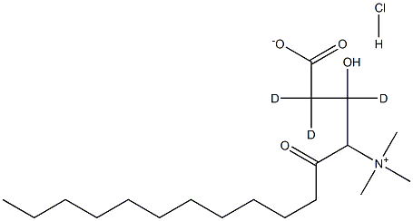 Dodecanoyl-L-carnitine-d3 HCl 化学構造式