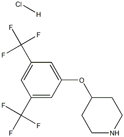 4-[3,5-BIS(TRIFLUOROMETHYL)PHENOXY]PIPERIDINE HCL|4-(3,5-双(三氟甲基)苯氧基)哌啶盐酸盐