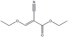 乙氧亚甲基氰乙酸乙酯 结构式