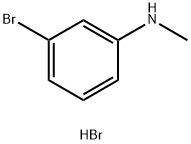 3-溴-N-甲基苯胺氢溴酸盐 结构式