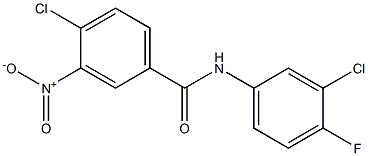  4-氯-N-(3-氯-4-氟苯)-3-硝基苯甲酰胺,97%