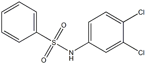 N-(3,4-dichlorophenyl)benzenesulfonamide Struktur