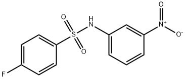 4-fluoro-N-{3-nitrophenyl}benzenesulfonamide Structure